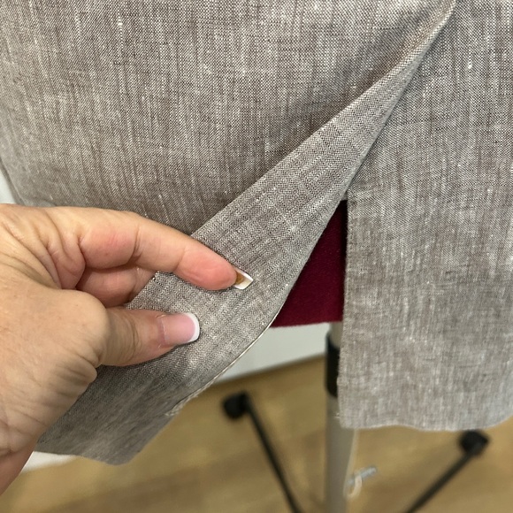 NWOT Levent Serez 💯% Linen Sports Coat / Blazer / Jacket | Size 48 - Picture 9 of 15